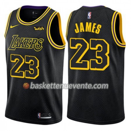 Maillot Basket Los Angeles Lakers LeBron James 23 Nike City Edition Swingman - Homme